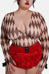 Harlequin | V-Neck Top
