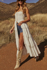 Andy Bustier Flyaway Tunic Top