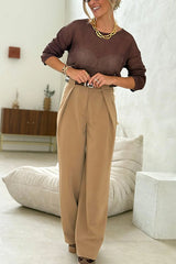 Heididress High Waist Tailored Wide Leg Trousers