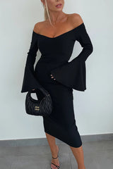 Skyle Midi Viscose Dress