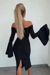 Skyle Midi Viscose Dress