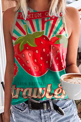 Heididress Cute Crewneck Graphic Printed Tank Top
