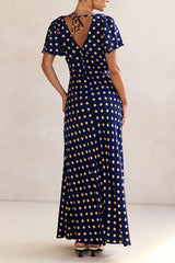 Carla Maxi Dress (Navy)
