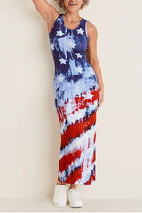 Tank Maxi Dress - Boardwalk Flag