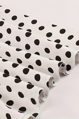 Elegant Commuter Vintage Polka Dot Print 50S Women's Dress, Elegant Valentine's Day Party Dress