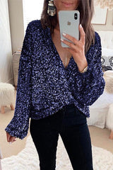 Heididress Holiday Luxe Sequin Shacket