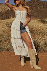 Andy Bustier Flyaway Tunic Top