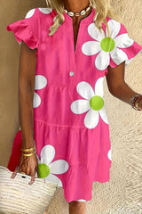 Casual Loose Paisley Tunic Dress