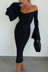 Skyle Midi Viscose Dress