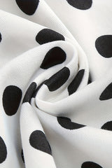 Elegant Commuter Vintage Polka Dot Print 50S Women's Dress, Elegant Valentine's Day Party Dress
