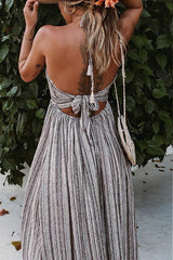 Heididress Spaghetti Strap Maxi Cami Dress with Pocket