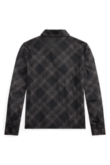Vintage Plaid Ruffle Blouse – Western Style Button Down Shirt for Women