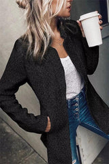 Heididress Notched Collar Pockets Slim Fit Blazer