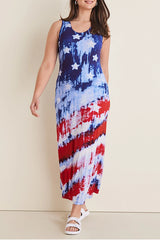 Tank Maxi Dress - Boardwalk Flag