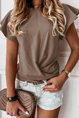 Heididress O Neck Short Sleeve Basic T-shirt