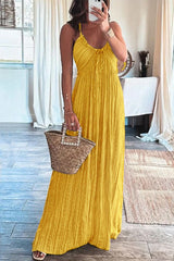 Heididress Halter Backless Tie Knot Printed Maxi Vacation Dress