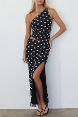 Briar Polka Dot Maxi Skirt+Top