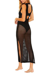 Heididress Backless Side Slit Bikini Cover Up Dress