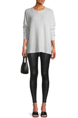 Heididress High Waist Faux Leather Full-length Leggings