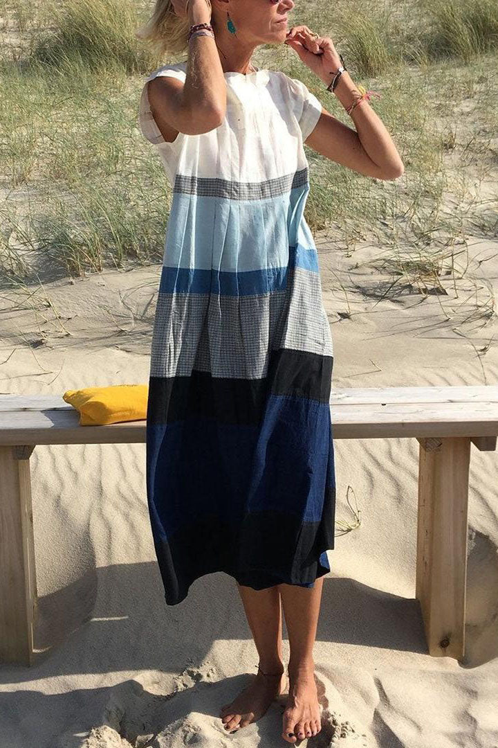 Ombré Colorblock Sleeveless Maxi Dress – Deegirls