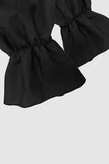 Gothic Style Long-Sleeve Blouse for Women, Perfect for Halloween Themes