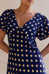 Carla Maxi Dress (Navy)