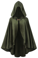 New Medieval Gothic Hooded Trench Coat Long Halloween Devil Wizard Death Cloak Robe Cape